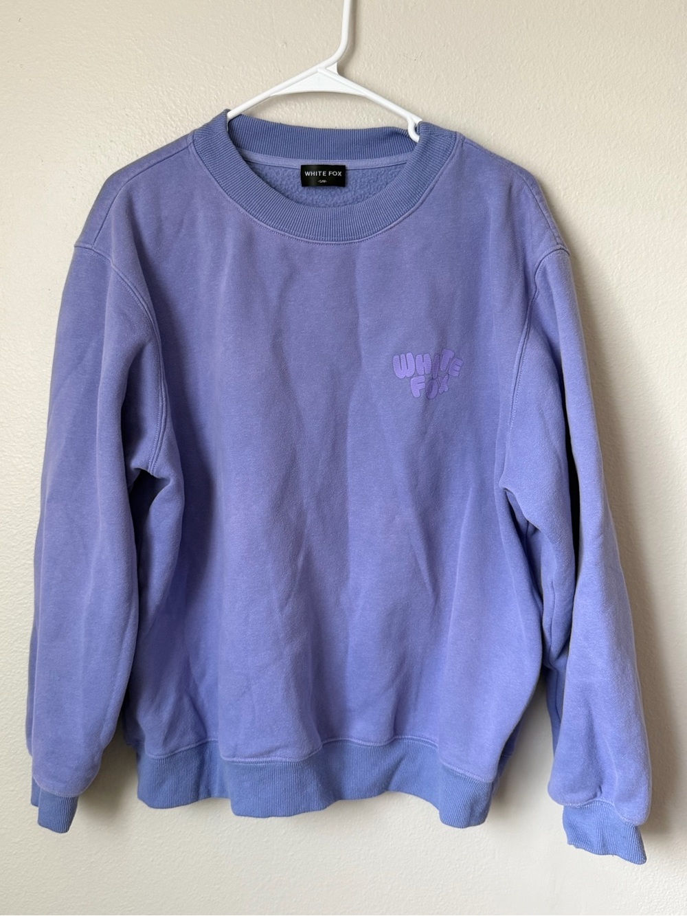 lilac White Fox Archive 6.0 oversized sweatshirt S/M - Picture 2 of 4